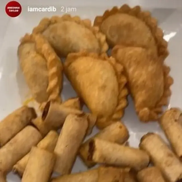 Cardi B Unggah 6 Foto Makanan yang Biasa Disantap Orang Indonesia di Instagram
