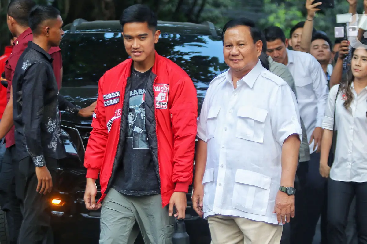 Kaesang Pangarep dan Prabowo Subianto