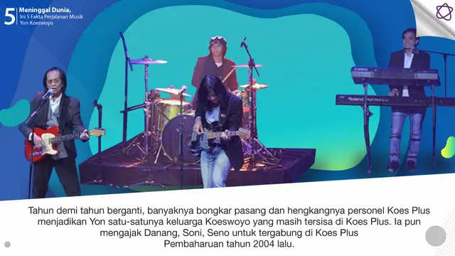 [Bintang] Meninggal Dunia, Ini 5 Fakta Perjalanan Musik Yon Koeswoyo