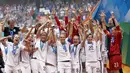 Amerika Serikat akhirnya berhasil menjadi juara Piala Dunia Wanita 2015 setelah mengalahkan Jepang dengan skor 5-2. yang berlangsung di Stadion BC Place, Vancouver, Kanada. Senin (6/7/20150 pagi WIB.  (Reuters/Michael Chow-USA TODAY Sports)