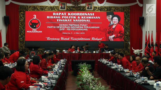 Megawati Buka Rakor Politik dan Keamanan PDIP
