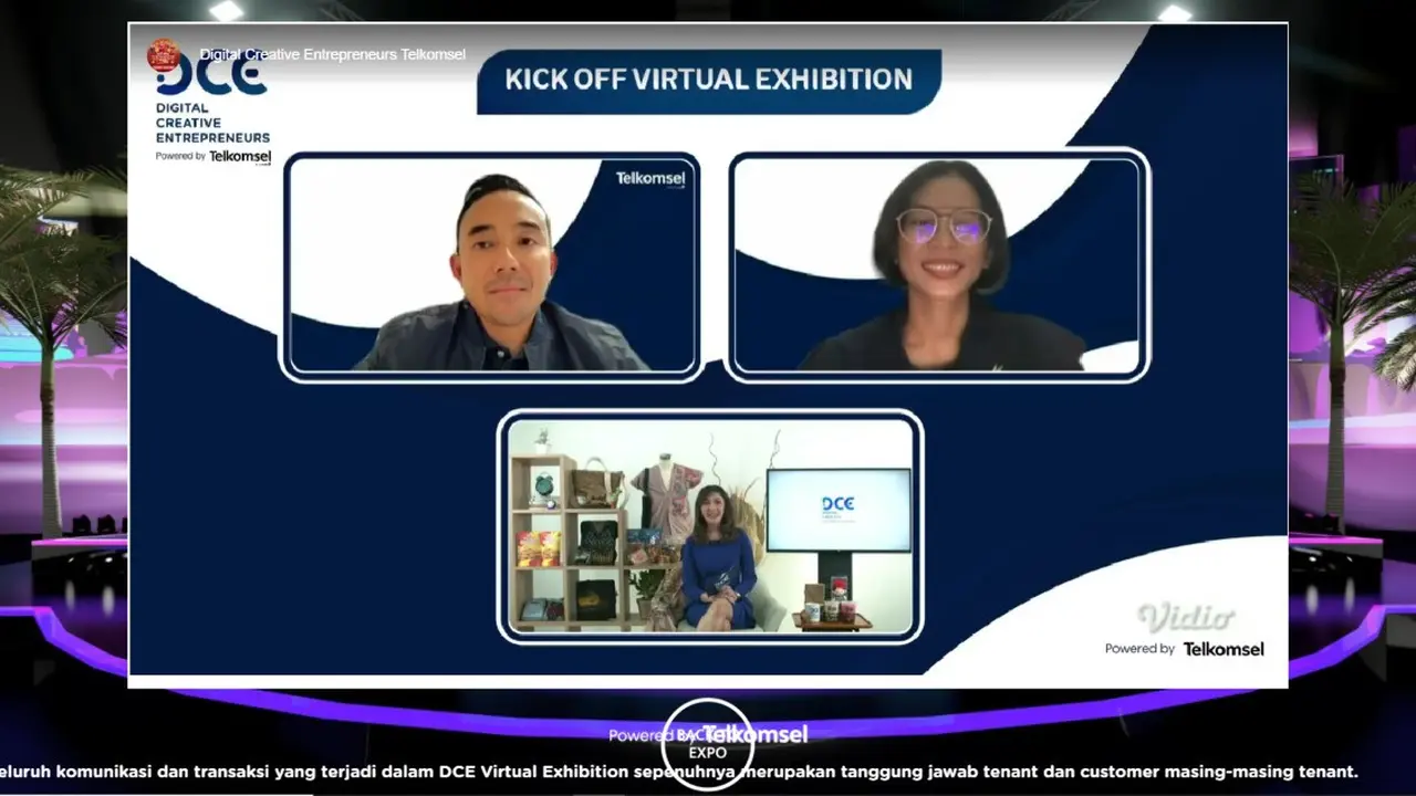 Telkomsel Ajak UMKM Lokal Melesat Bersama Peserta Creative Entrepreneurs Virtual Exhibition