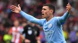 The Citizens mengoleksi sembilan poin, unggul dua angka atas trio London West Ham United, Tottenham Hotspur, dan Arsenal yang membuntuti. (AP Photo/Rui Vieira)