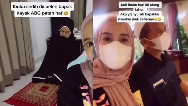 Dicuekin Suami Sampai Nangis, Momen Istri Dapat Kejutan Ultah Ini Bikin Senyum-senyum