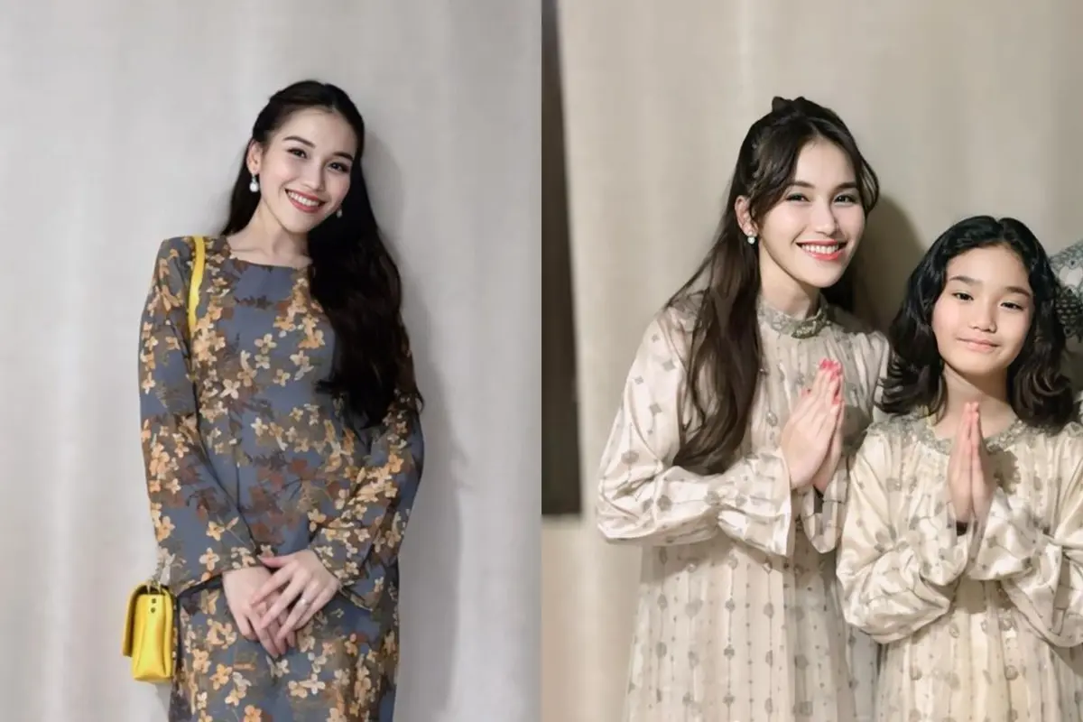6 Gaya Menawan Ayu Ting-Ting dengan Outfit On Budget di Momen Lebaran, Dari Halal Bihalal sampai Liburan
