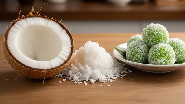 Trik Mudah Olah Kelapa Parut agar Onde-Onde Tetap Segar Seharian