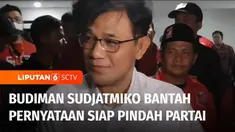 Dua kader PDI Perjuangan, Gibran Rakabuming dan Budiman Sudjatmiko menghadiri kopdarnas Partai Solidaritas Indonesia (PSI) di kawasan Senayan, Jakarta Pusat, Selasa malam (22/08). Budiman menampik jika kehadiran dirinya di acara PSI sebagai persiapan...