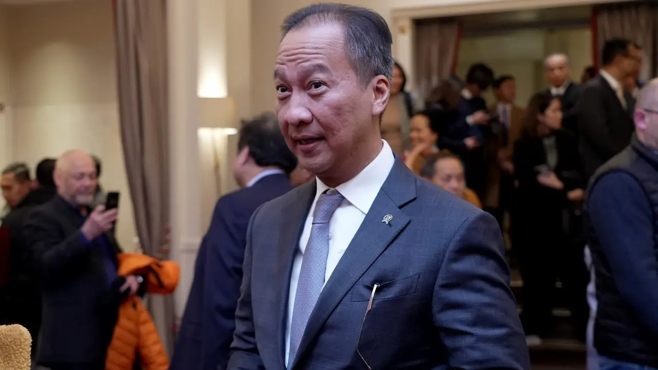Menteri Perindustrian (Menperin) Agus Gumiwang Kartasasmita di Hannover, Jerman, Senin (17/4/2023).
