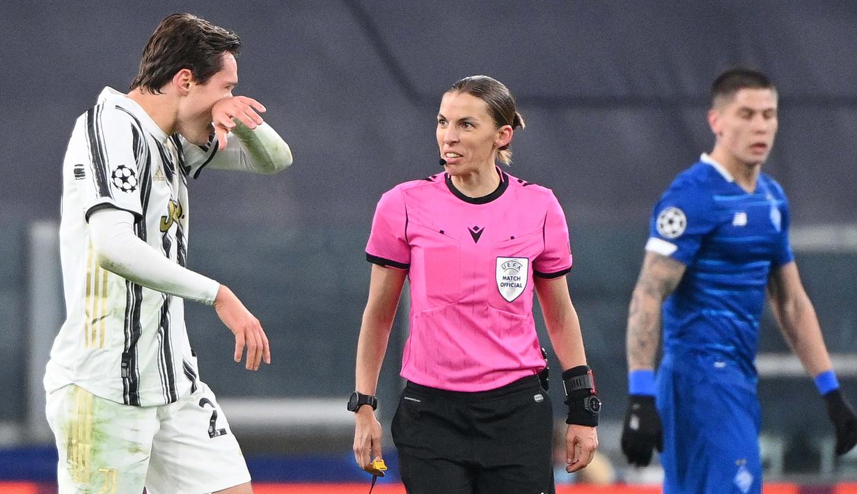 Pada laga tersebut Juventus meraih kemenangan telak tiga gol tanpa balas atas tamunya. Gol kemenangan Juventus masing-masing dicetak Federico Chiesa, Cristiano Ronaldo dan Alvaro Morata. (Photo by Vincenzo PINTO / AFP)