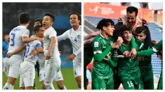 Dua tim yang menyingkirkan Timnas Indonesia U-20 di Grup A Piala Asia U-20 2023, Uzbekistan dan Irak memastikan lolos ke Piala Dunia U-20 2023 di Indonesia setelah menapakkan kakinya di babak semifinal. Uzbekistan yang berstatus juara Grup A lolos ke semifinal setelah menyingkirkan Australia pada babak perempatfinal, Sabtu (11/3/2023) lewat adu tendangan penalti 5-4 setelah hingga babak perpanjangan waktu skor masih sama kuat 1-1. Sementara runner-up Grup A, Irak lolos ke babak empat besar setelah sukses mempecundangi Iran 1-0 lewat gol penentu Ali Jasim Elaibi di masa injury time babak kedua. (Kolase AFC)