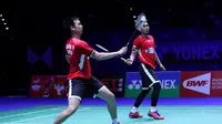 Ganda putra Indonesia, Mohammad Ahsan/Hendra Setiawan, saat tampil di semifinal All England 2018, Sabtu (10/3/2019). (PBSI)