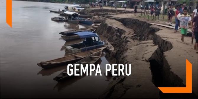 VIDEO: Kondisi Peru Setelah Diguncang Gempa Magnitudo 8