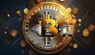 Ilustrasi aset kripto Bitcoin. (Foto By AI)