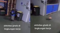 Viral Terekam Aktivitas Gaib di Dalam Pabrik, Barang Gerak Sendiri  (IG/febririnaldi2902)
