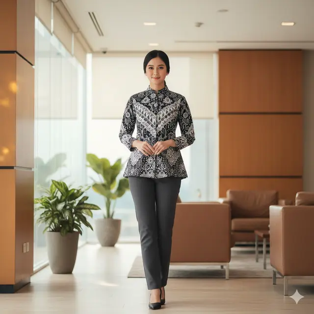 Model Atasan Batik Buat Kerja untuk Wanita Karir