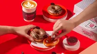 Pilih Minum Kopi dengan Kudapan atau Makan Donat Rasa Kopi?  foto: dok. Krispy Kreme