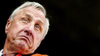 Legenda sepak bola Belanda, Johan Cruyff. (AFP PHOTO / Koen van Weel)