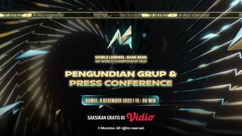 Gratis di Vidio, Live Streaming Undian Group Stage M4 World Championship 2022 Sore Hari Ini