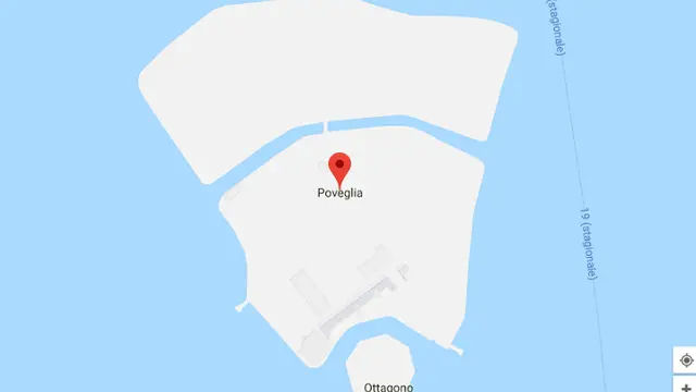 Poveglia, Italia (Google Maps)