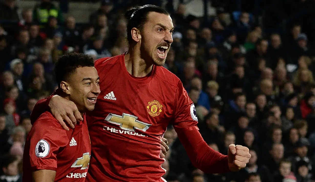 Berkat permainan gemilangnya itu Manchester United saat ini berada di urutan keenam klasemen sementara dengan 39 poin. MU kini berada pada posisi keempat atau batas akhir zona Liga Champions musim depan. (AFP/Oli Scarff)