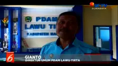 Volume air di Waduk Gonggang, yang ada di Desa Janggan, Kecamatan Poncol, Kabupaten Magetan, Jawa Timur, terus menyusut.
