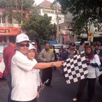 Gelaran pawai budaya AFI 2015. (Puput Puji/Bintang.com)