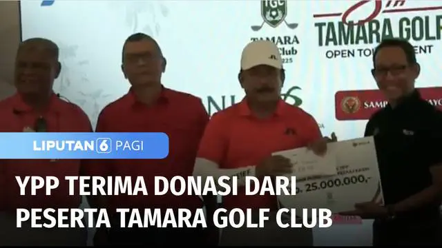 Yayasan Pundi Amal Peduli Kasih SCTV-Indosiar menerima donasi dari peserta Tamara Golf Club di Bogor, Jawa Barat. Dana yang terkumpul, diserahkan langsung pada perwakilan Yayasan Pundi Amal Peduli Kasih. Penggalangan dana ini dilakukan pada kegiatan ...