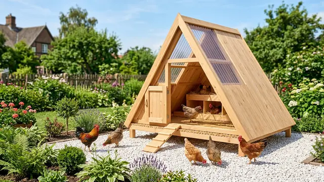 Ide Kandang Ayam Unik Bentuk Rumah Mini yang Estetik dan Fungsional.