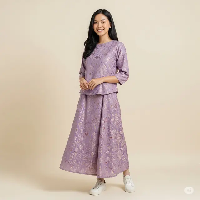 Outfit Ibu-Ibu Komplek Stylish Tren 2025. Foto: Gemini