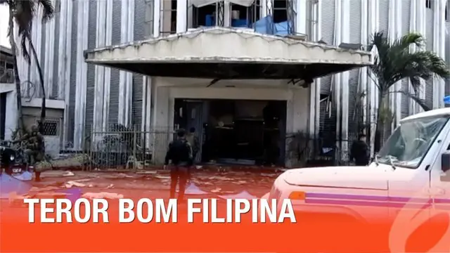 Teror bom mengguncang gereja katedral di Filipina saat umat nasrani sedang mengikuti misa. Serangan sadis hari Minggu (27/1) tersebut menewaskan 20 orang.