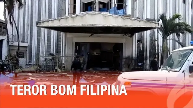 VIDEO: Dua Bom Meledak di Filipina, 20 Tewas