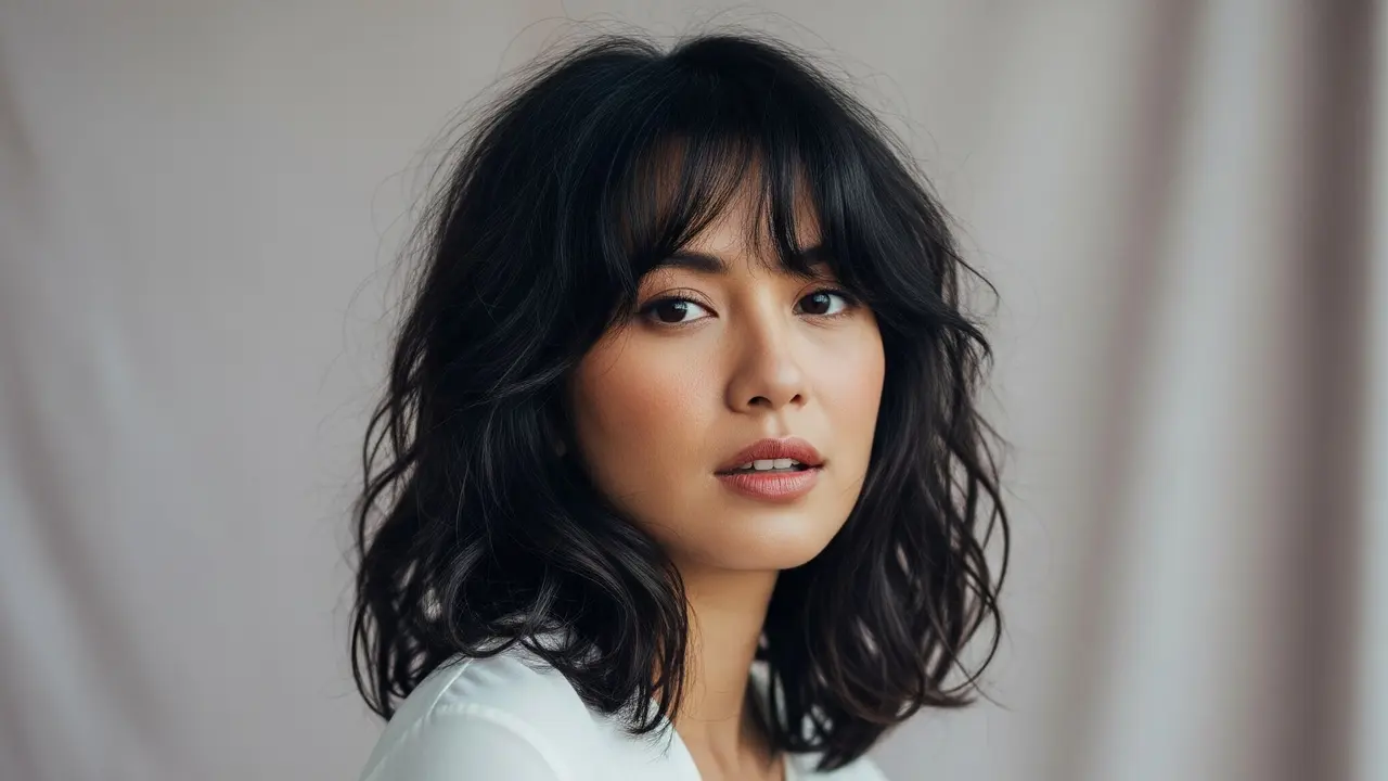 Potongan Shaggy Layer Pendek untuk Rambut Tipis. Foto: Gemini