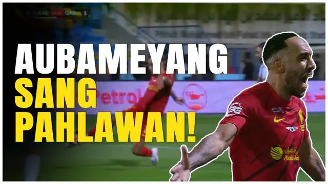 Berita Video, Pierre-Emerick Aubameyang berhasil mencetak gol tunggal untuk Al Qadisiyah Vs Al Raed pada Kamis (3/4/2025)