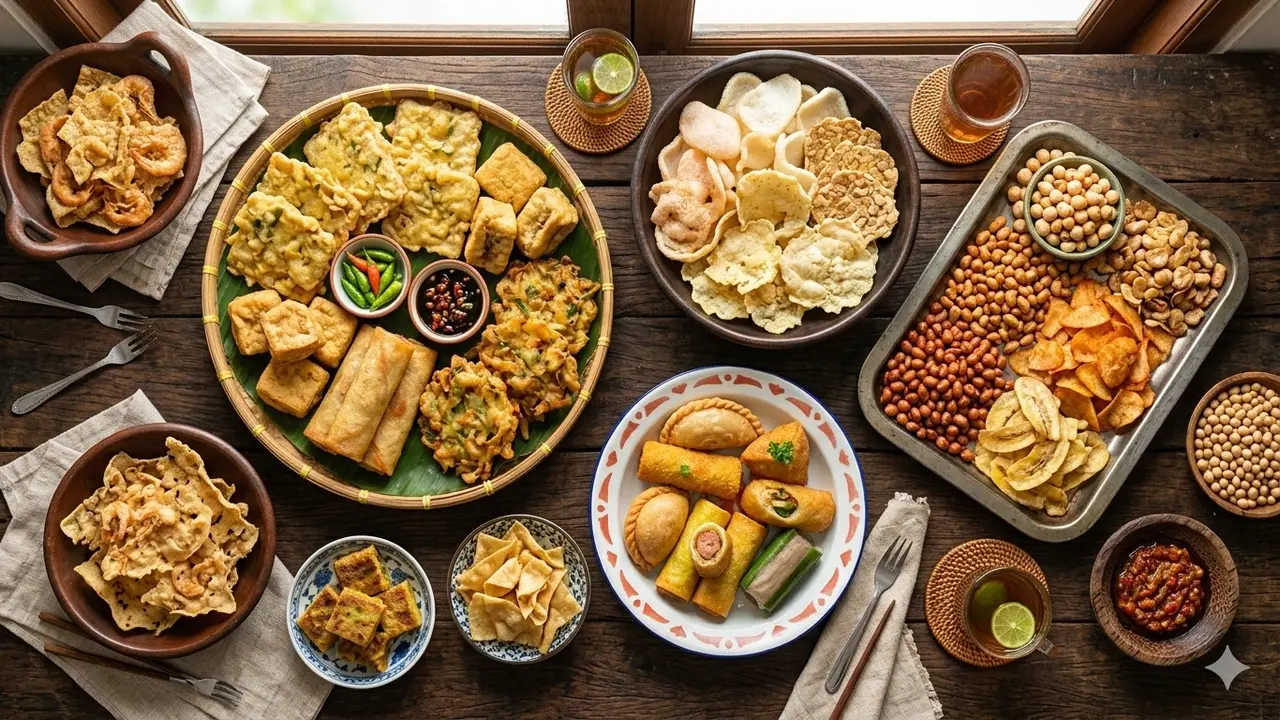 Ide Cemilan Gurih Anti Mainstream Pendamping Kue Lebaran. AI