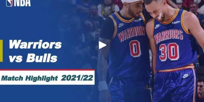 VIDEO: Highlights NBA, Golden State Warriors Bungkam Chicago Bulls 119-93
