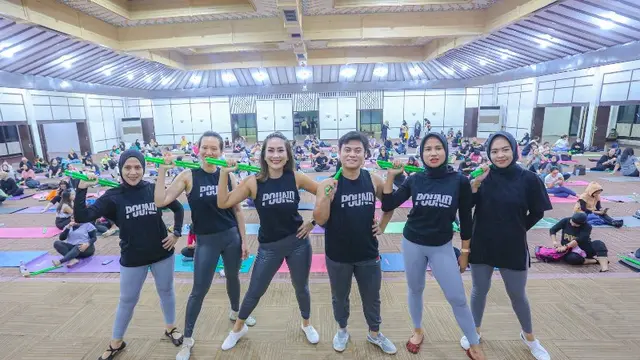 Instruktur dari Bandung Menggaungkan Olahraga Pound dengan Musik Energik