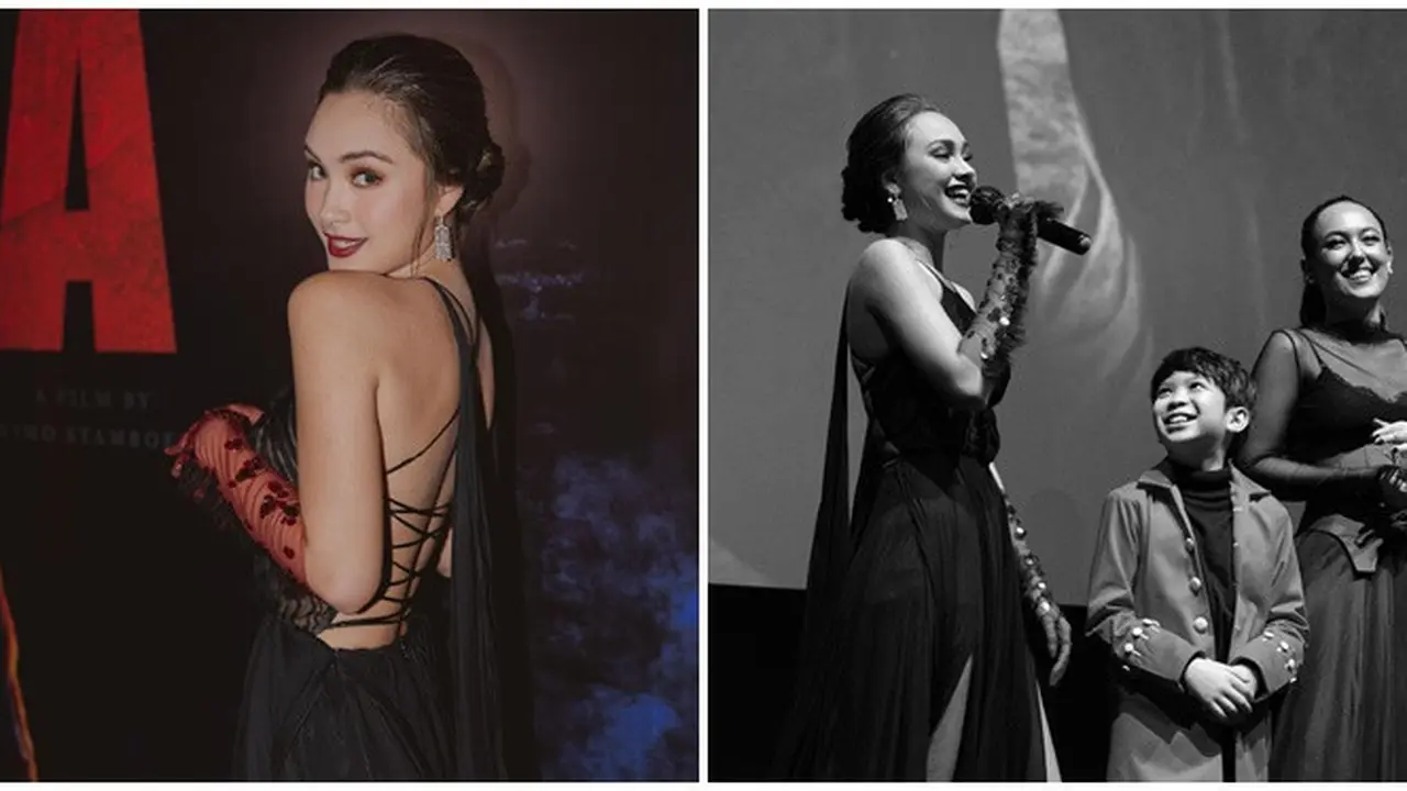 Film Horor Kedua, Ini 6 Potret Penampilan Caitlin Halderman di Gala Premiere Ivanna