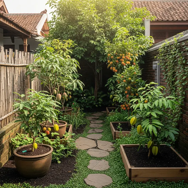9 Ide Kebun Buah Mini di Halaman Sempit, Tetap Subur dan Produktif