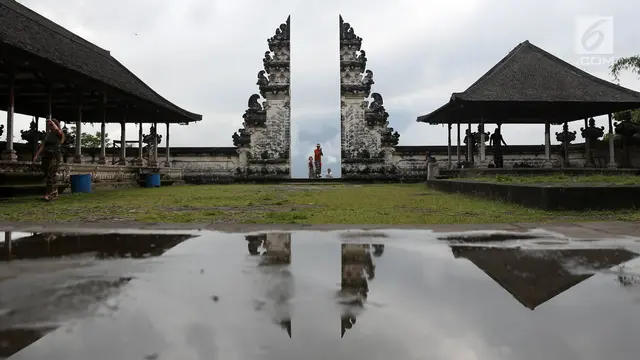 Dampak Gunung Agung, Pura Lempuyang Sepi Pengunjung