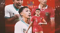 Timnas Indonesia - Rizky Ridho dan Beckham Putra (Bola.com/Decika Fatmawaty)