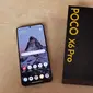 Kotak penjualan Poco X6 Pro yang baru saja meluncur untuk pasar Indonesia. (Liputan6.com/Agustinus M. Damar)