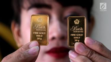 Harga Emas Antam Naik Jadi Rp 666 Ribu per Gram