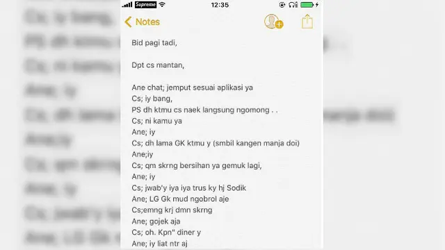 Siapa sangka di antara pelanggan yang menggunakan jasa transportasi online, ada segelintir orang yang memiliki kedekatan dengan sang sopir.