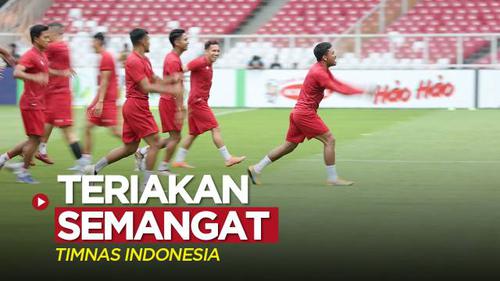 VIDEO Piala AFF 2022: Teriakan Semangat Pemain Timnas Indonesia Jelang Hadapi Thailand