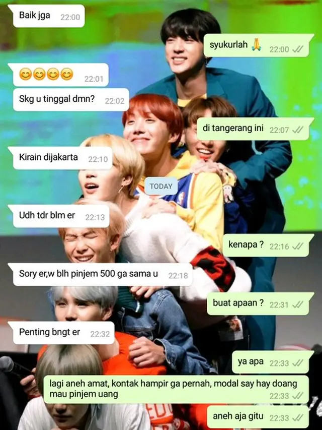 6 Chat Teman Malu-Malu Pinjam Duit Ini Bikin Geleng Kepala