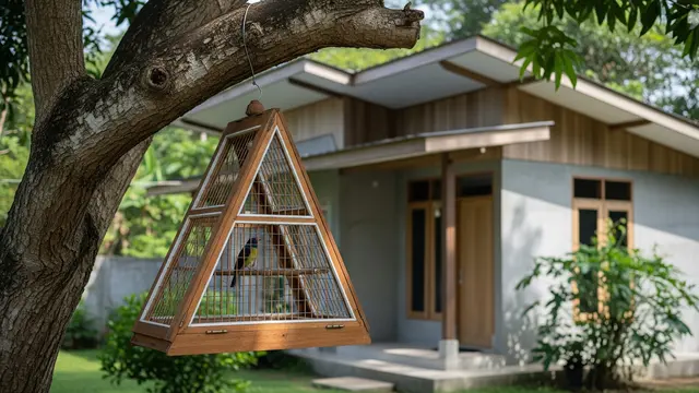 Ide Kandang Burung Sederhana di Halaman Rumah