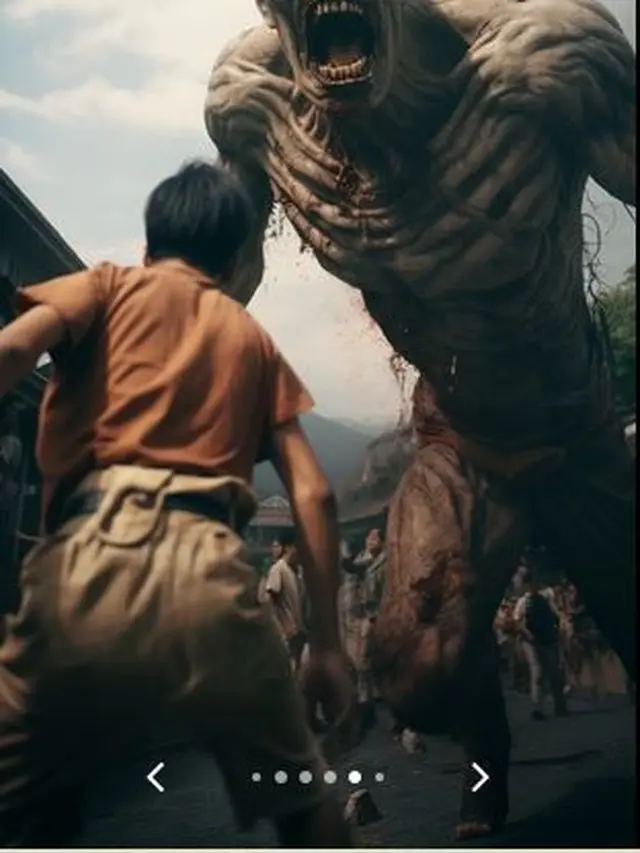 6 Kreasi AI Anime Attack On Titan Dibuat Live Action Versi Indonesia, Tampak Mencekam