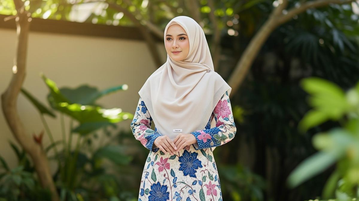 9 Model Dress Batik Bahan Dobby untuk Muslimah, Tampil Anggun dan Nyaman