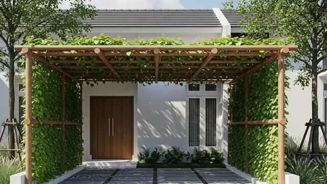 Inspirasi Carport Hemat Tempat tapi Terlihat Luas