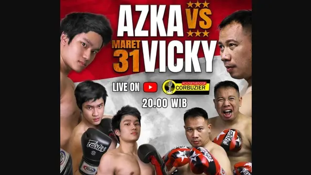 Azka Corbuzier Duel Tinju dengan Vicky Prasetyo